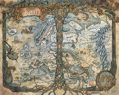 Midgard map