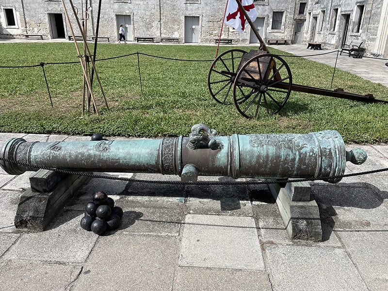 Cannon in Castillo de San Marcos