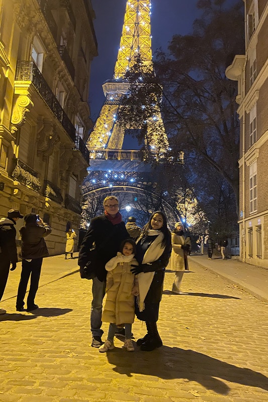 Eiffel Tower at Night